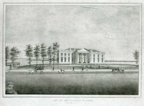 View of the President's House, Washington, D.C.