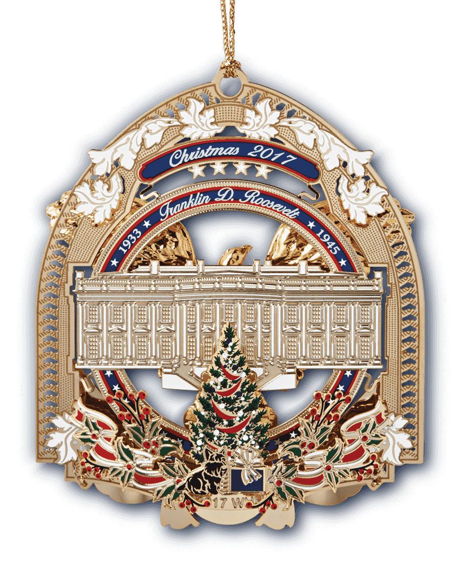 2017 White House Christmas Ornament Back